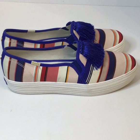 KEDS BY KATE SPADE MULTI COLOR PLATFORM LOAFERS SHOES SZ 7.5 - Picture 3 of 13